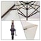 California Umbrella 11' Bronze Aluminum Market Patio Umbrella, Sunbrella Macaw 194061338001 - alternate 2